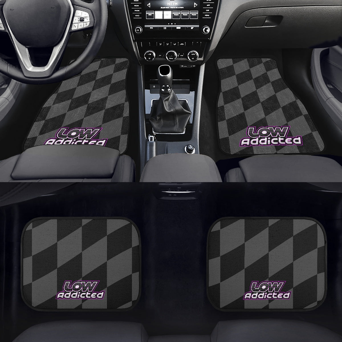 Checkers LA car mats