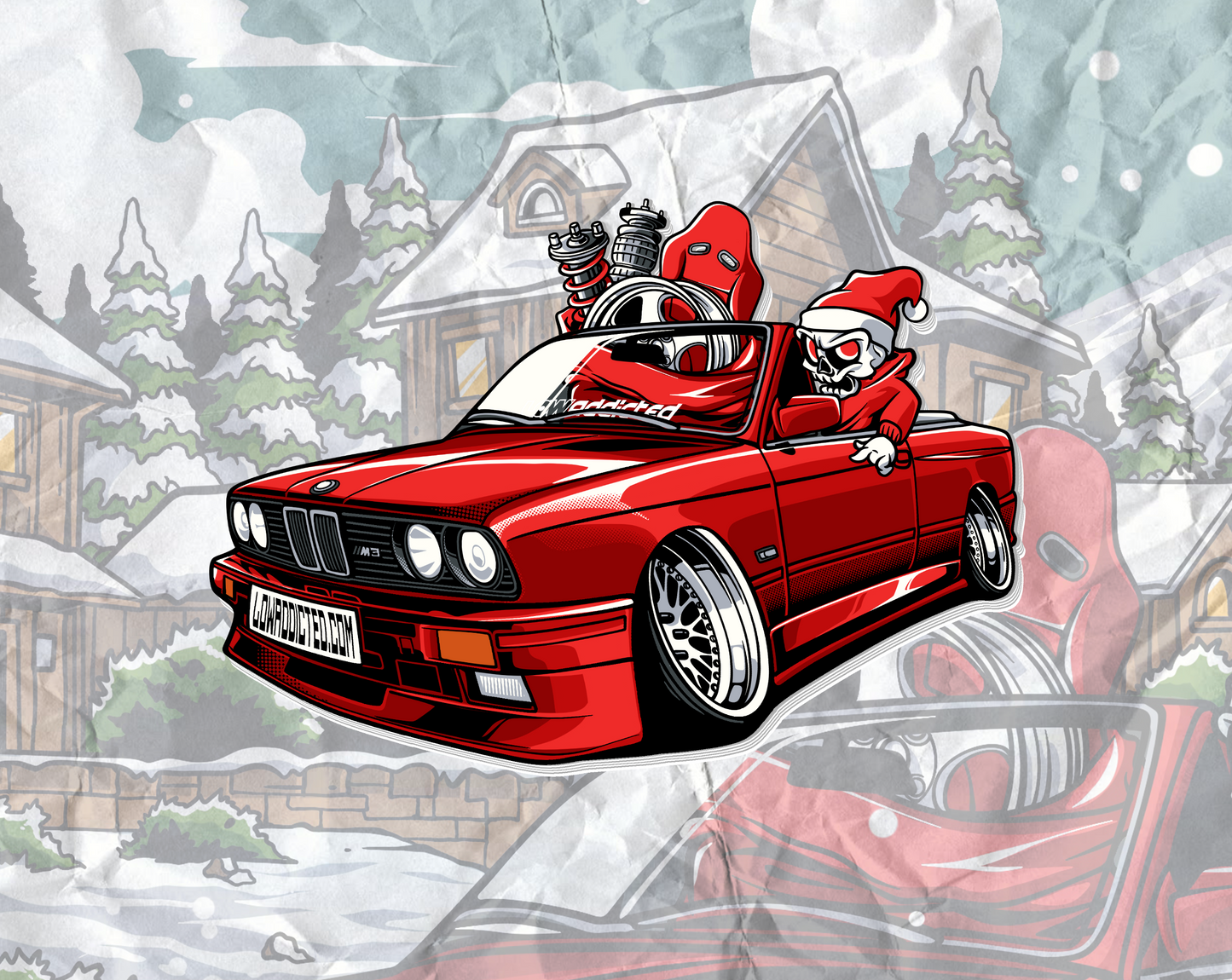 E30 X-mas Sticker